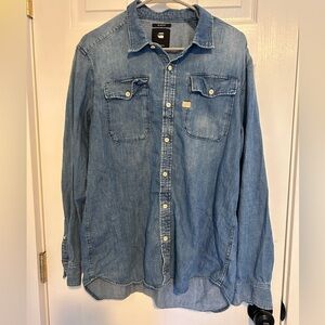 G-Star Raw Slim Fit Denim Shirt
